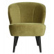SARA - Sessel aus Samt, grün