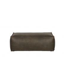 RODEO - Army leather hocker L 120
