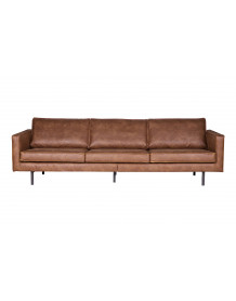 RODEO - 3-Sitzer-Sofa aus braunem Eco-Leder L277