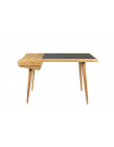BARBIER - Schreibtisch aus hellem Holz L 120