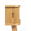 BARBIER -Punkttisch aus hellem Holz
