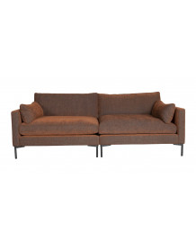 SUMMER - Brown comfortable sofa 3 seats Zuiver