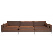 SUMMER -Coffee large comfortable sofa 335 cm