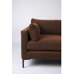 SUMMER - Cómodo sillón de tela marrón