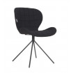 Chaise design OMG tissu noir chez Zuiver
