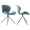 OMG - 2 sillas de diseño en tela azul