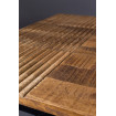 RANDI - Table basse en bois et fer L 110
