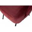 VOGUE - Red velvet armchair