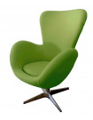 COCOON - Design-Sessel aus Stoff, pistazie