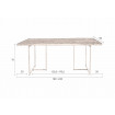CLASS - Light wood dining table Dutchbone