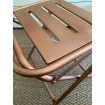Foldable copper chair