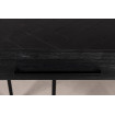 CLASS - Console et table bois et acier noir L120