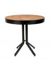 MAZE - Table bistro ronde en bois marron L75