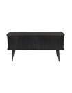 BARBIER - Sideboard/TV-Möbel aus Holz, schwarz