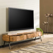DUTTON - Meuble TV en bois et acier L 180