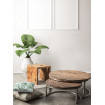 BUBBLE - 2 white marble coffee tables
