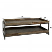 OHIO - Table basse rectangle en bois L 125