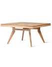 ADELAIDE - Tavolo quadrato in legno L 140