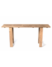 WOODY - Recycled teak standing table L200