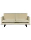 RODEO - Pistachio velvet sofa L 190