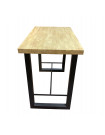 MATIKA - Heigh table 120 cm clear oak wood