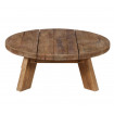 GROENLAND - Table basse ronde en bois D 90
