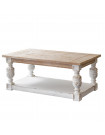 OSCAR - Table basse en bois blanc L120
