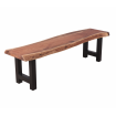 AUSTIN - Steel and wood bench 160