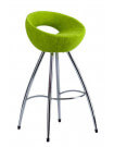CERCLE - Modern and comfortable fabric / velvet stool