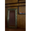 MEENA - Espejo de madera chapado en latón