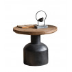PLOT - Wood and Black Steel Coffee Table D60