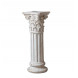 CEASAR - Estela de estilo romano en cemento blanco