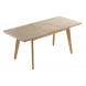 NORDIC - Tavolo da pranzo allungabile in legno L180