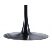 SPACIALE - Table ronde bois et acier noir D110