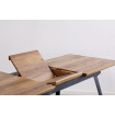 FRIENDLY - Ausziehbarer Esstisch aus Holz und Stahl L 180