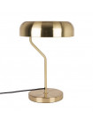 ECLIPSE - Lampada da tavolo in acciaio dorato con finitura in ottone