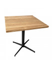 CAFE- Table carree bois massif L70