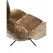ASTI - Modern brown swivel armchair