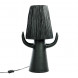 BILLY BOB - Black terracotta lamp