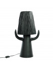 BILLY BOB - Black terracotta lamp