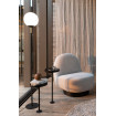 EDEN - Design armchair in beige fabric