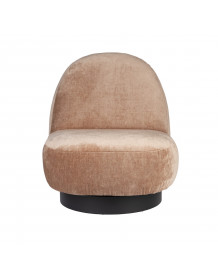 EDEN - Design armchair in pink fabric