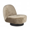 EDEN - Design armchair in green fabric