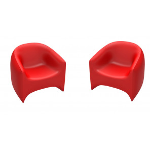 BLOW - 2 rote Sessel Vondom
