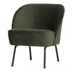 SARA - Dark green velvet armchair