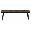 RHOMBIC - Table basse en bois et métal L 120