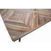 RHOMBIC - Table de repas en bois et métal L180