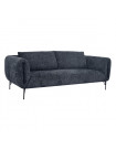 ABYSSE - 3 Seater Blue Fabric Sofa
