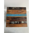 INDY - Pequeño taburete colorido de madera reciclada