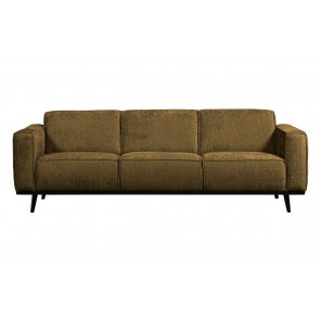 STATEMENT - Brass velvet 3 Seater Sofa